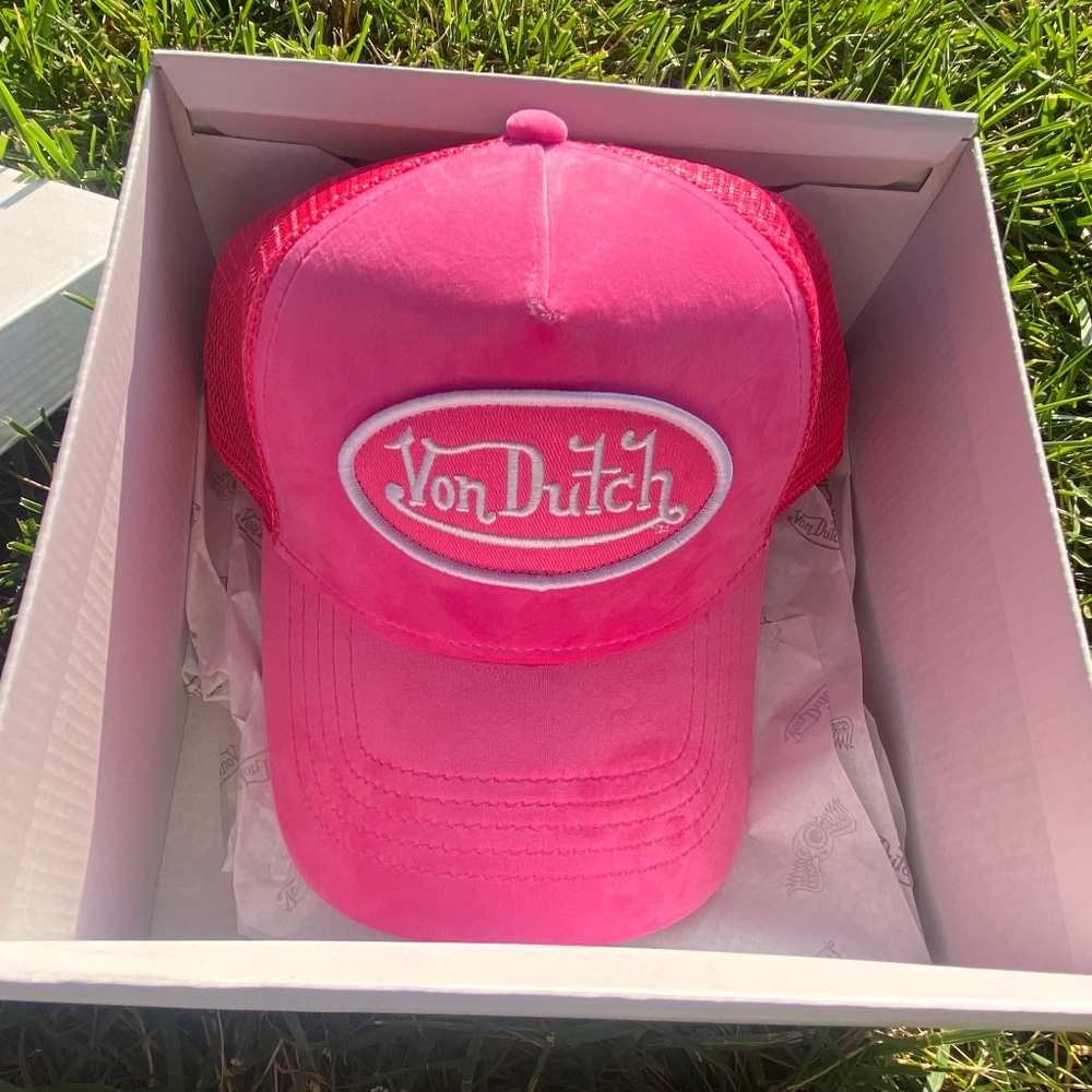 Pink Von Dutch Hat